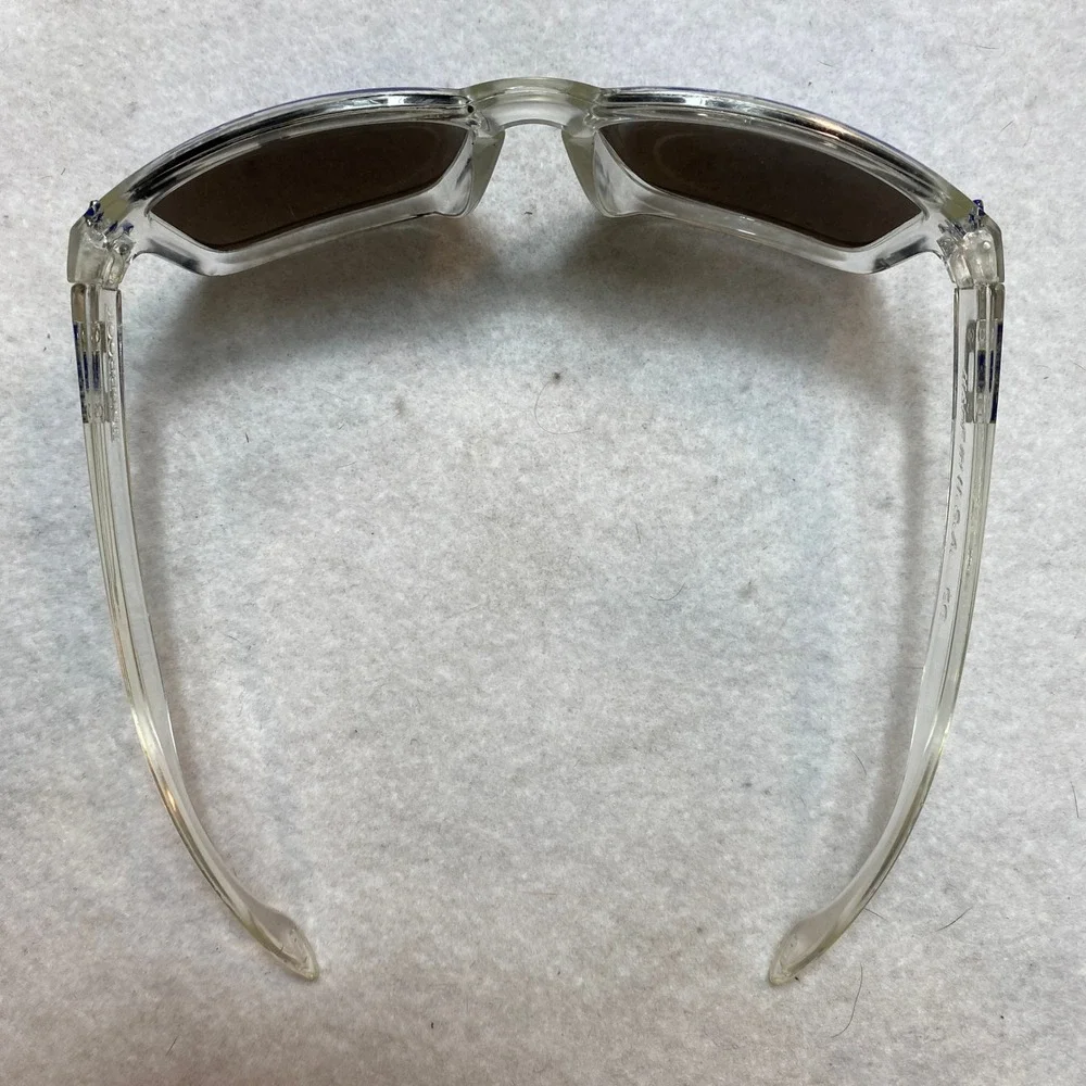 Oakley Holbrook Sunglasses Mens One Size Clear Blue Mirror Lens Square Frame